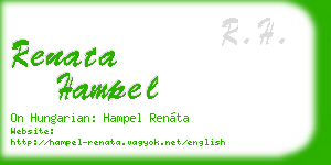 renata hampel business card