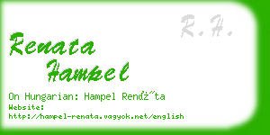 renata hampel business card